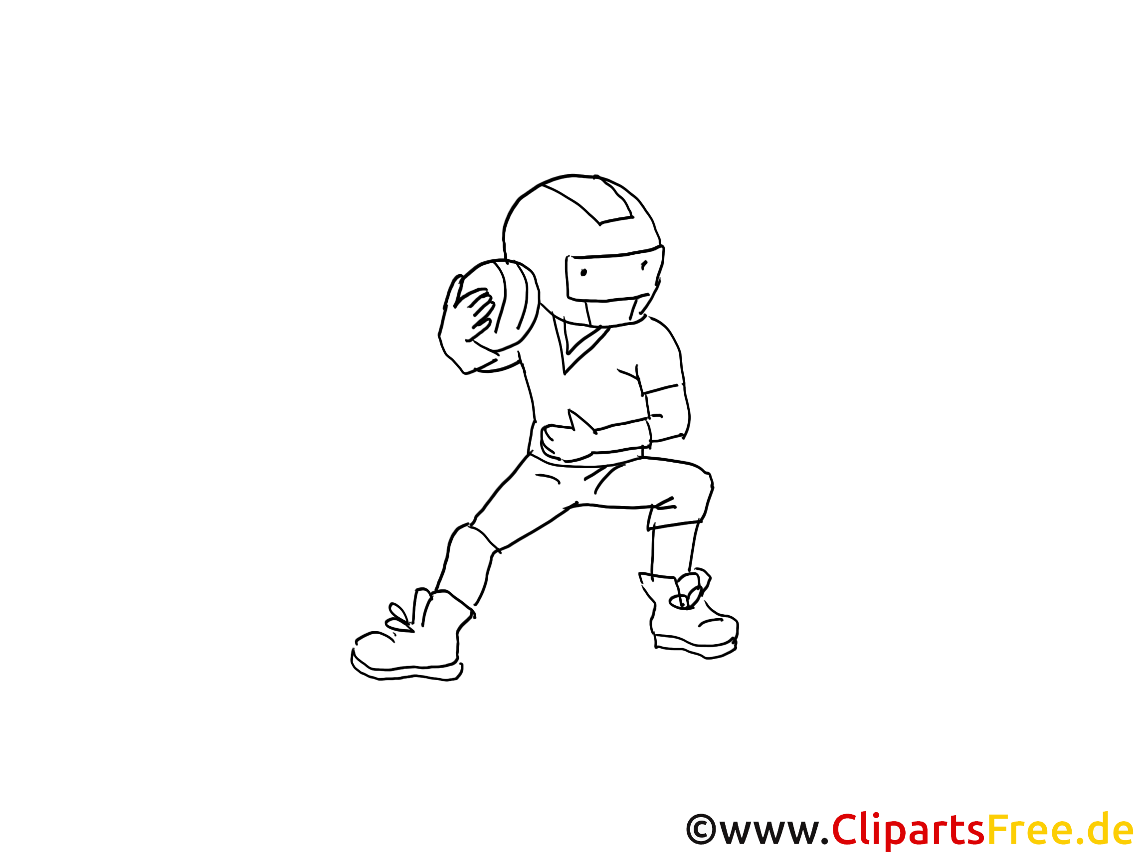 Football Comic, Cartoon, Pic, Image black and white Football Comic, Cartoon, Pic, Image black and white