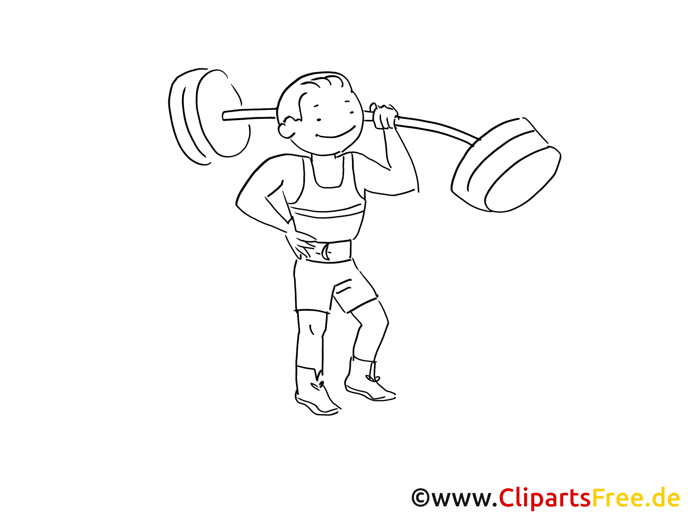 Fitness Bild. Grafik, Clipart