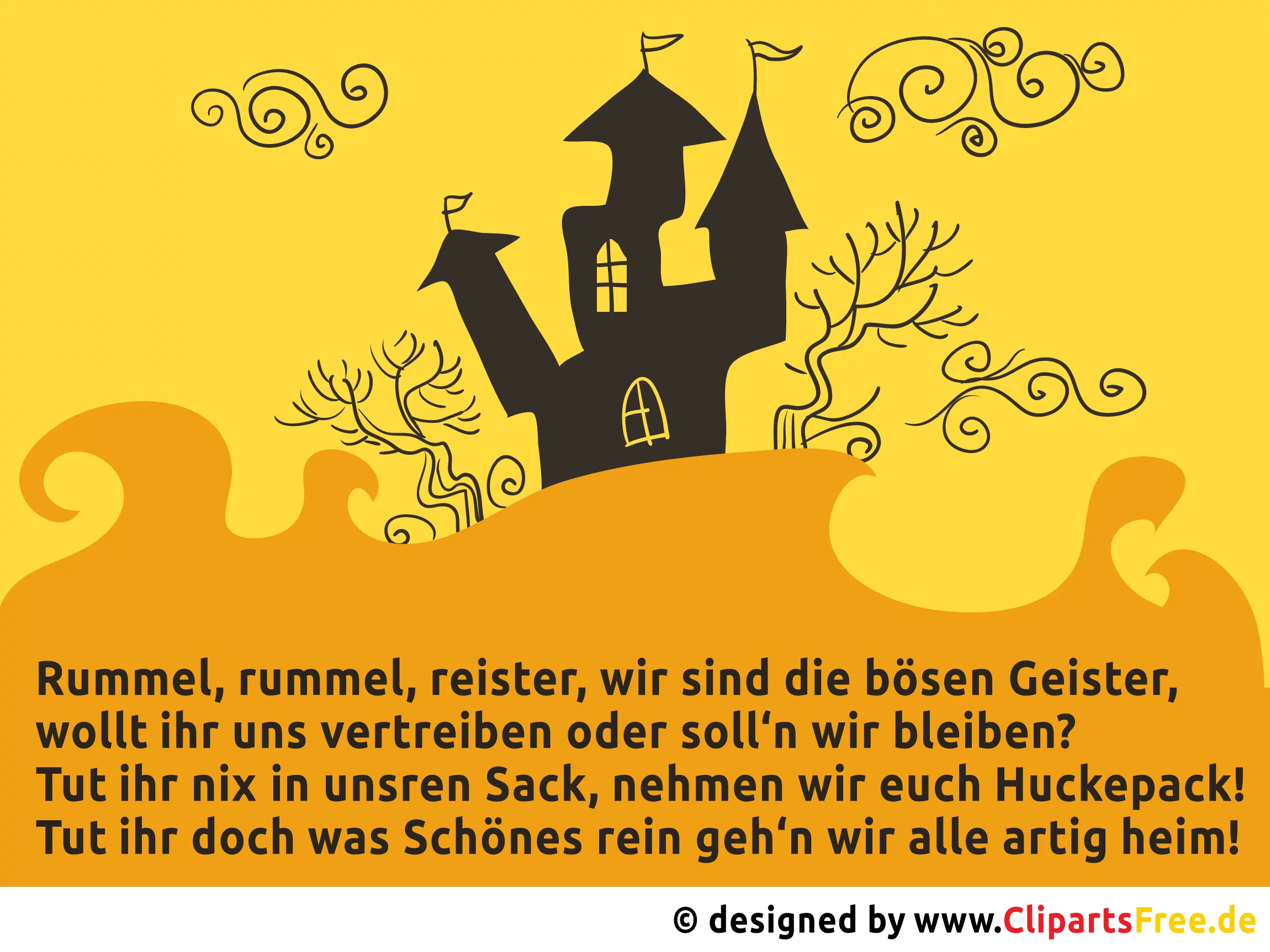 Spruchbilder zu Halloween