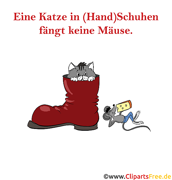 Sprüche über Katzen und Mäuse als Bilder für Messenger