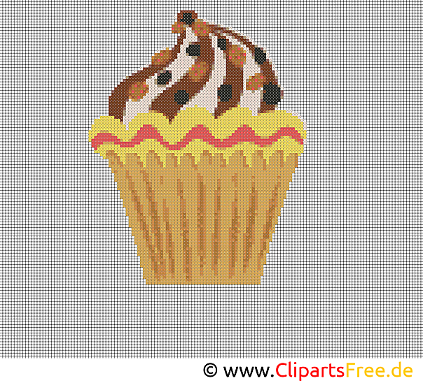 Sticken Muster Kuchen