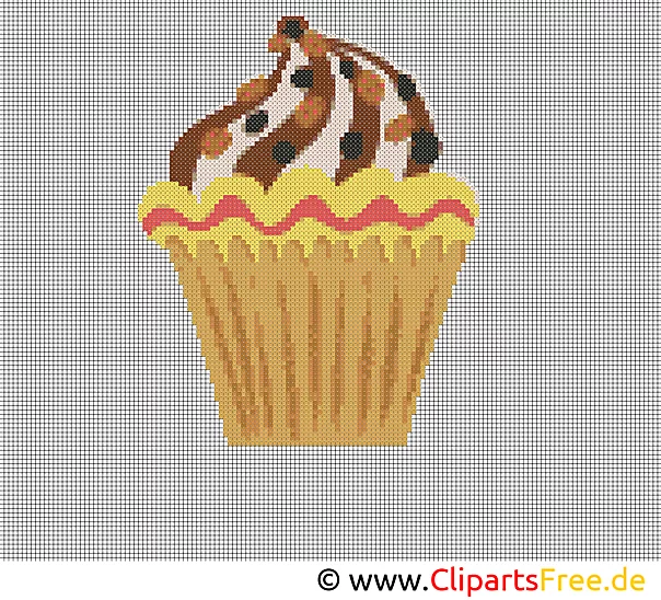 Sticken Muster Kuchen