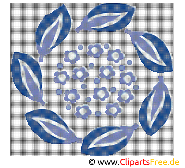 Stickvorlage Muster gratis