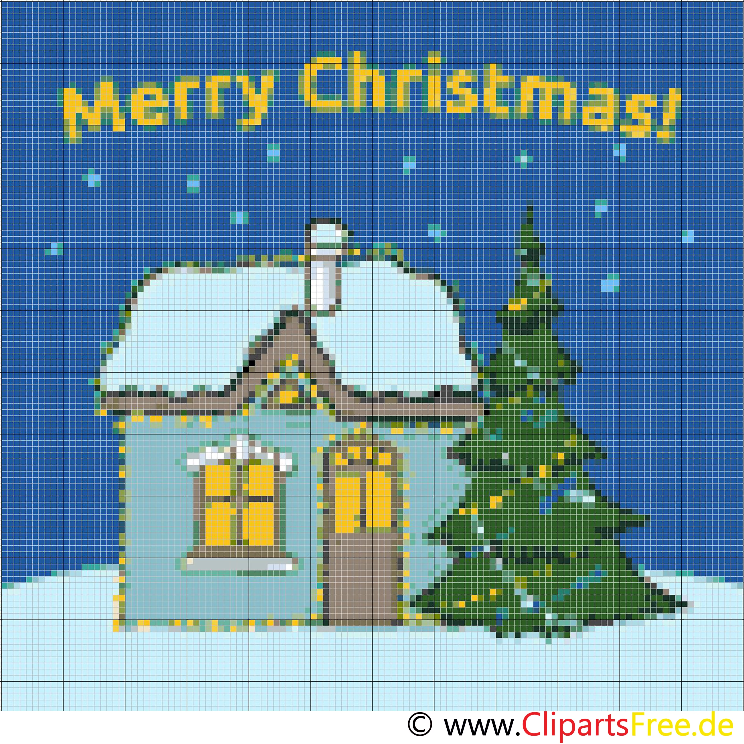 Kostenlose Stickmuster zu Weihnachten und Neujahr