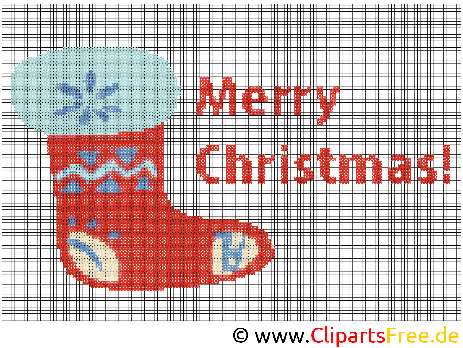 Kreuzstichmotive Merry Christmas - Frohe Weihnachten Kreuzstichmotive Merry Christmas - Frohe Weihnachten