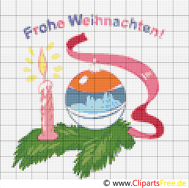 Stickvorlage Weihnachten