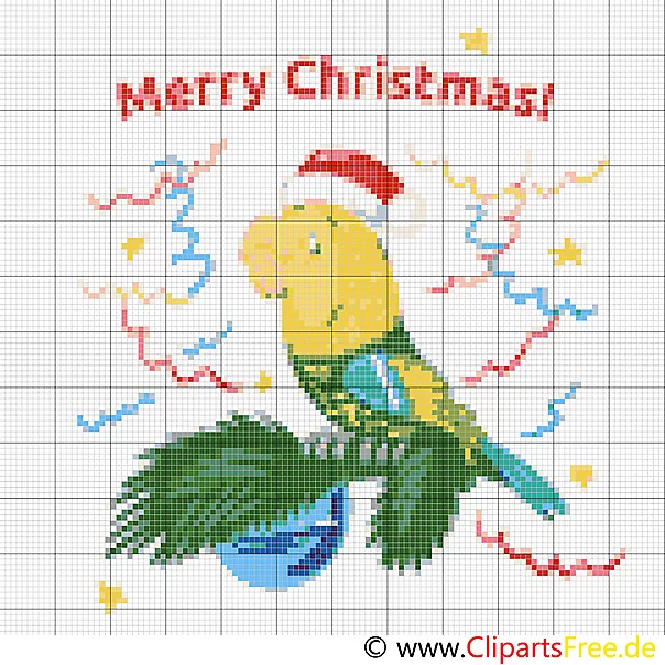 Stickvorlagen gratis download zu Weihnachten