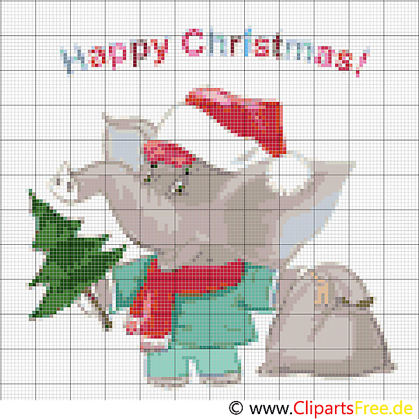 Stickvorlagen gratis zu Weihnachten Stickvorlagen gratis zu Weihnachten