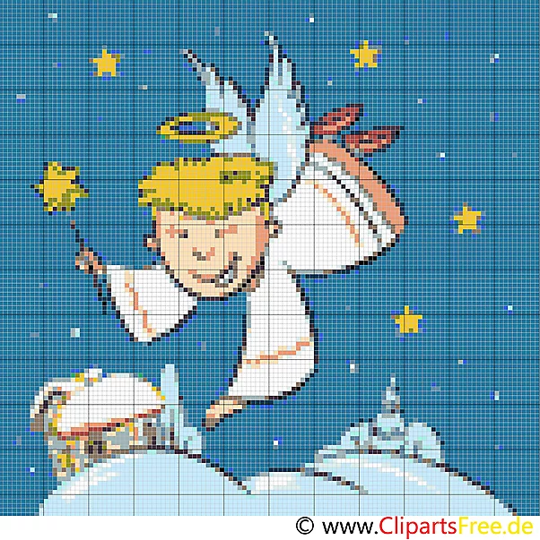 Weihnachtsmotive als Stickvorlagen zum Ausdrucken