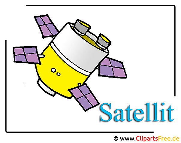 Satellit Clipart Space free Satellit Clipart Space free