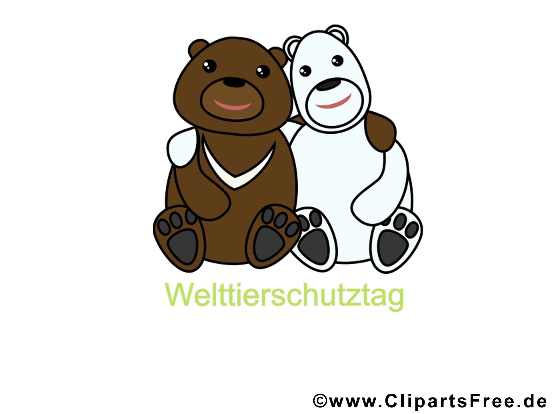 Gratis Clip Art zum Welttierschutztag Gratis Clip Art zum Welttierschutztag