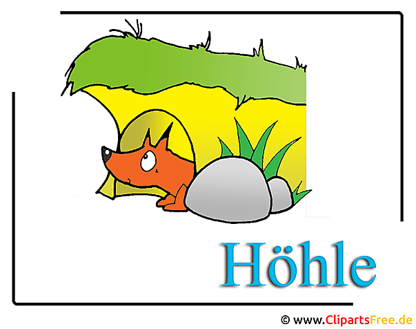 Lizenzfreie Clipart Hoehle