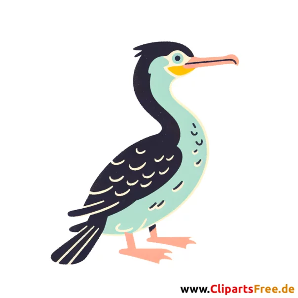 Kormoran Clipart - Bilder zum Thema Vögel