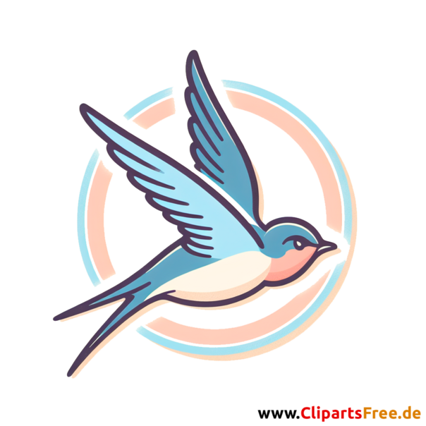 Schwalbe Clip Art - Bilder zum Thema Vögel