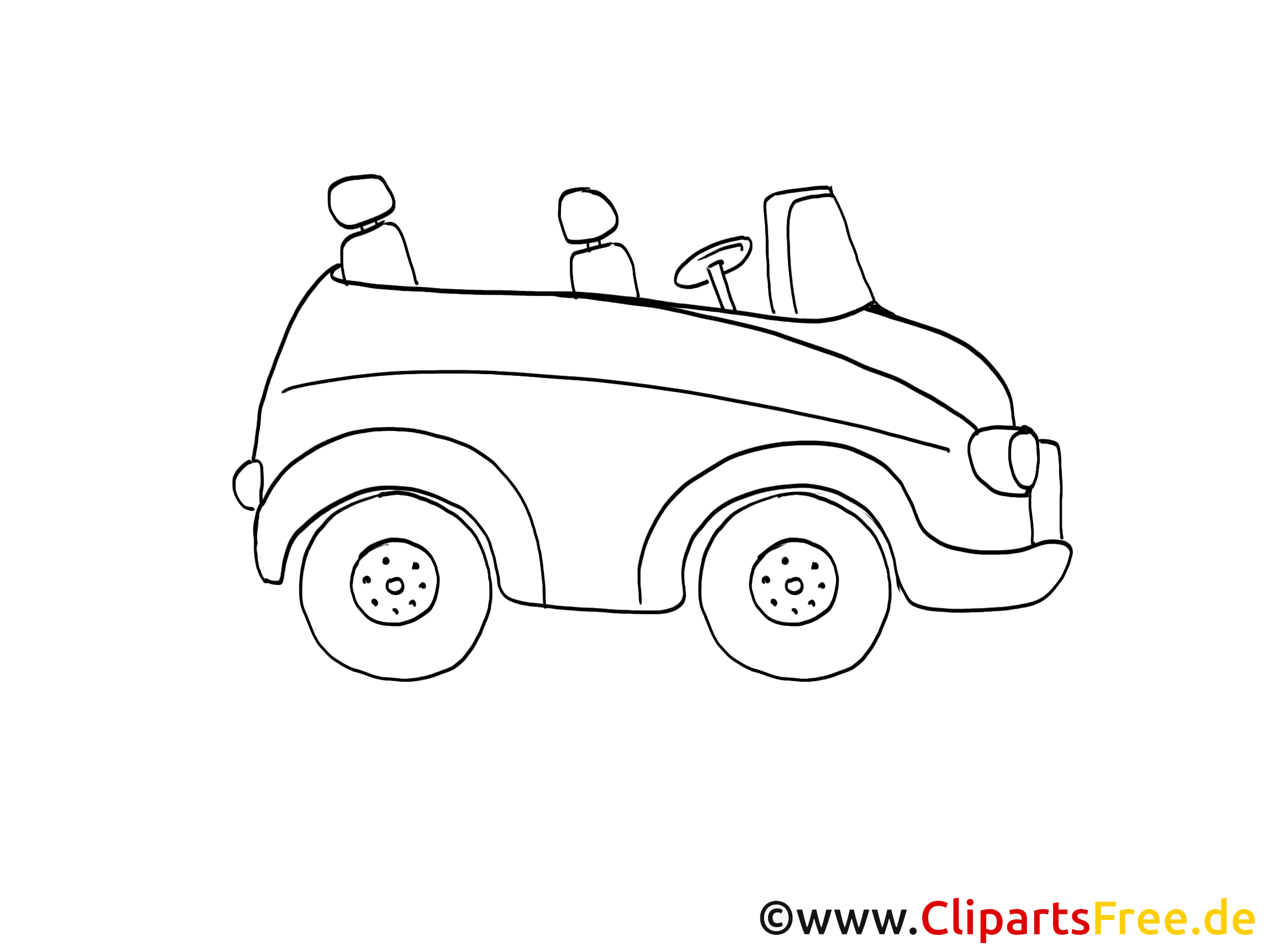 Kabriolet Zeichnung, Grafik schwarz-weiss, Clipart, Bild Kabriolet Zeichnung, Grafik schwarz-weiss, Clipart, Bild