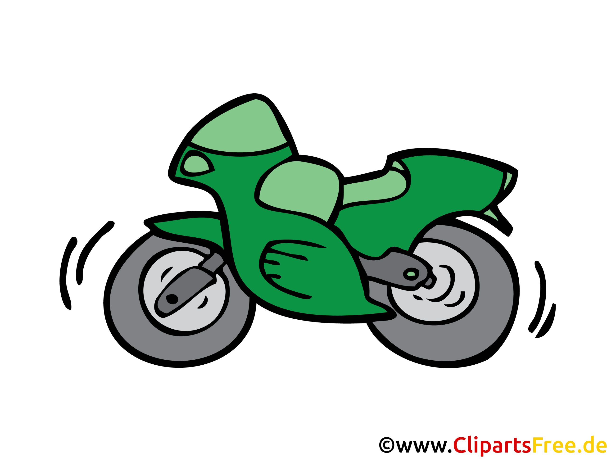 Motorrad Bike Bild Clipart Illustration Grafik Zeichnung