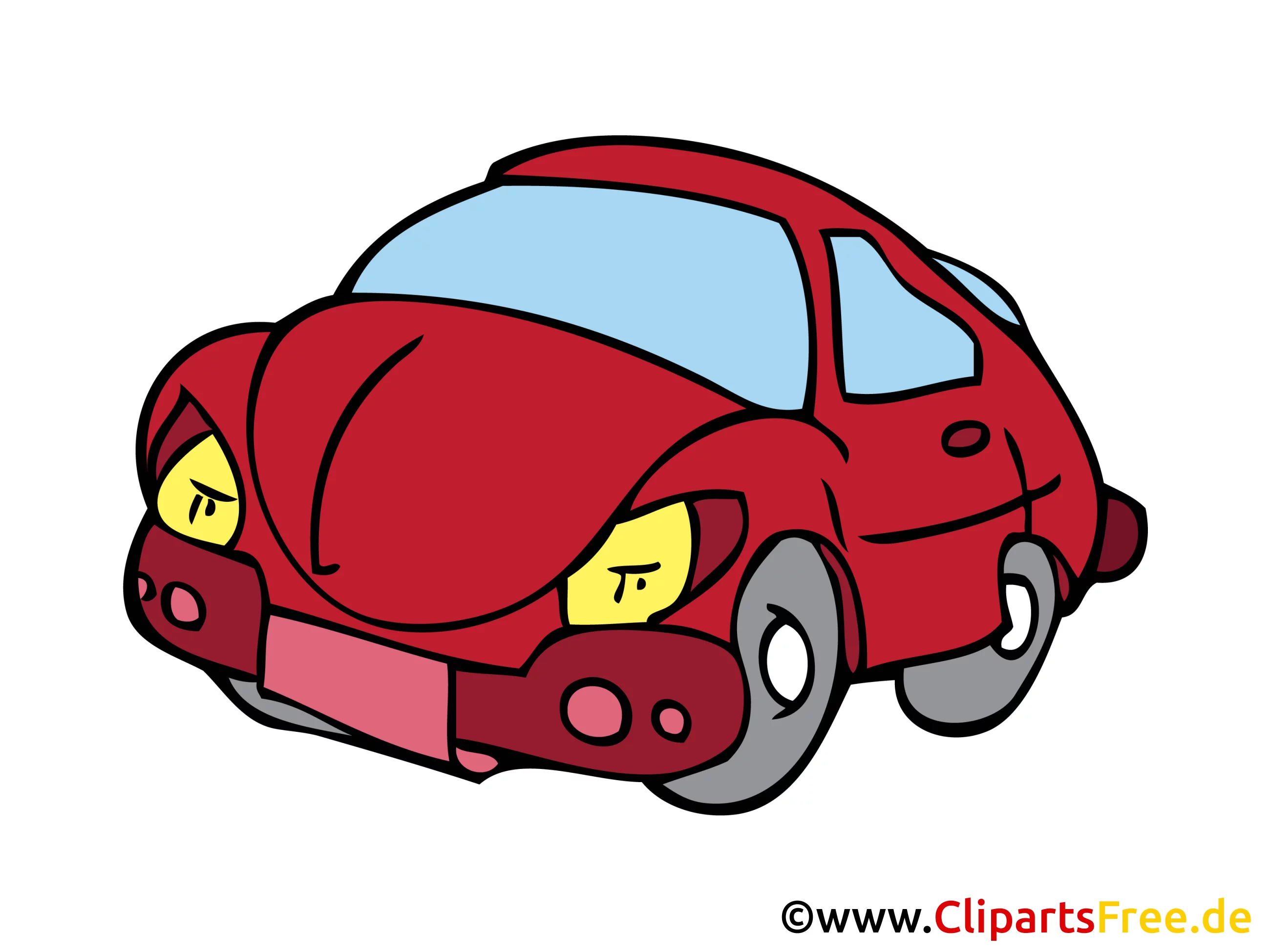PKW Bild, Clipart, Illustration, Grafik, Zeichnung kostenlos