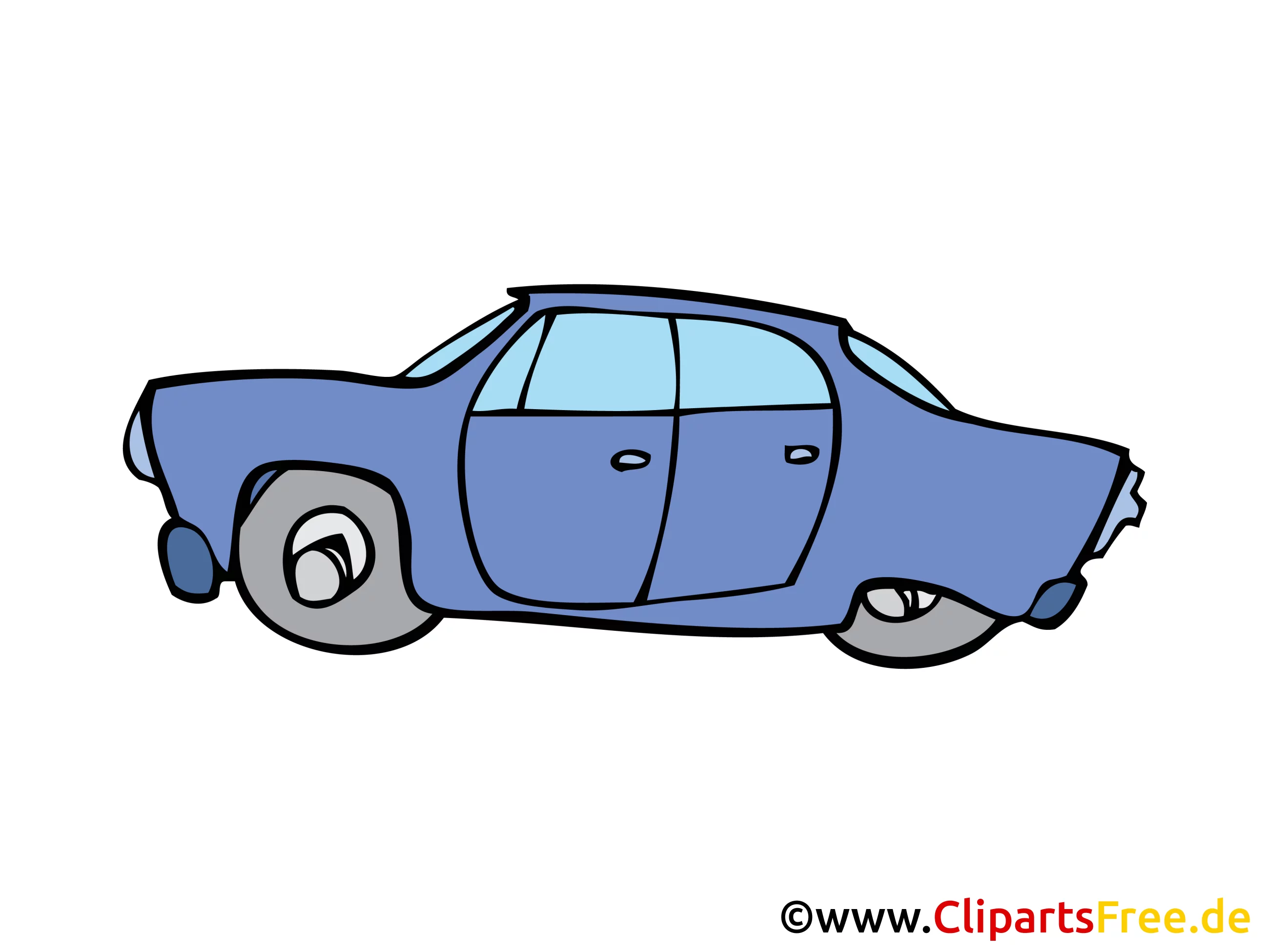 PKW Fahrzeug Illustration, Bild, Clipart, Zeichnung gratis