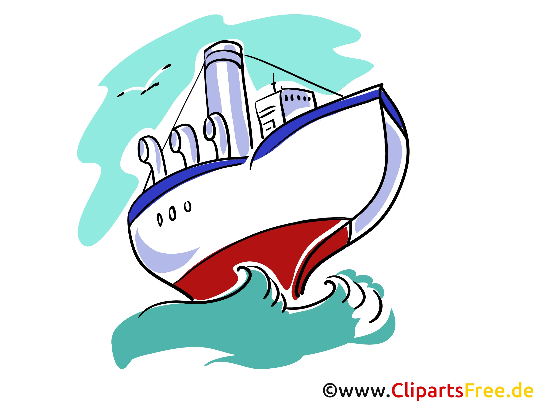 Schiffe Clipart, Grafiken und Bilder kostenlos zum Download