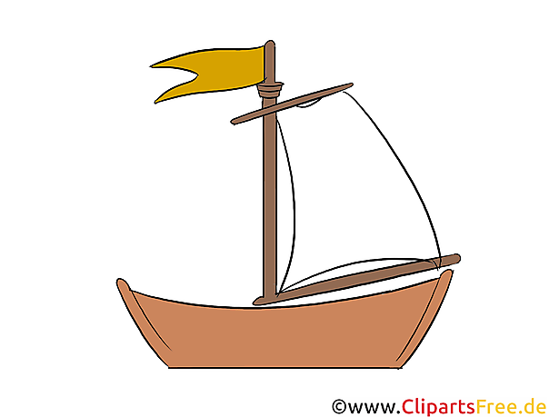 帆船クリップアート イラスト 無料画像