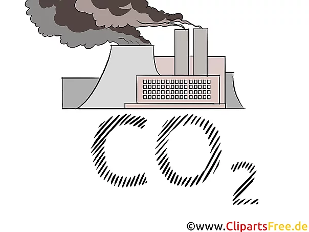 Luftverschmutzung durch Industrie Clipart, Stock Illustration, Grafik kostenlos
