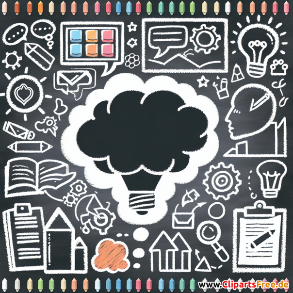 Ideen generieren Clipart