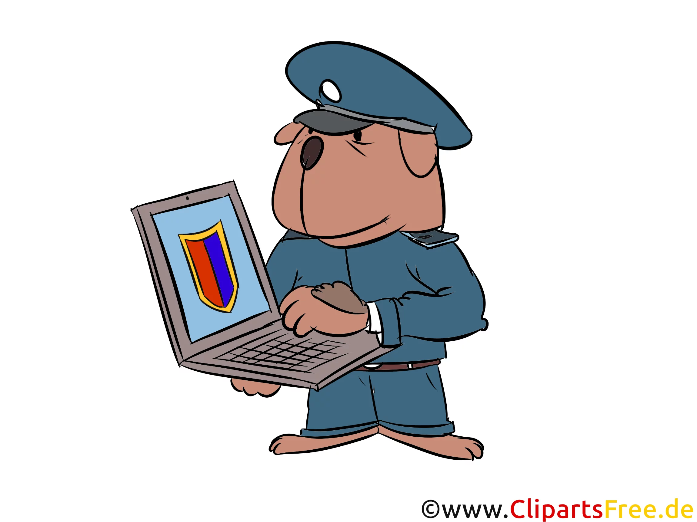 Antivirus Software Illustration, Clip Art gratis