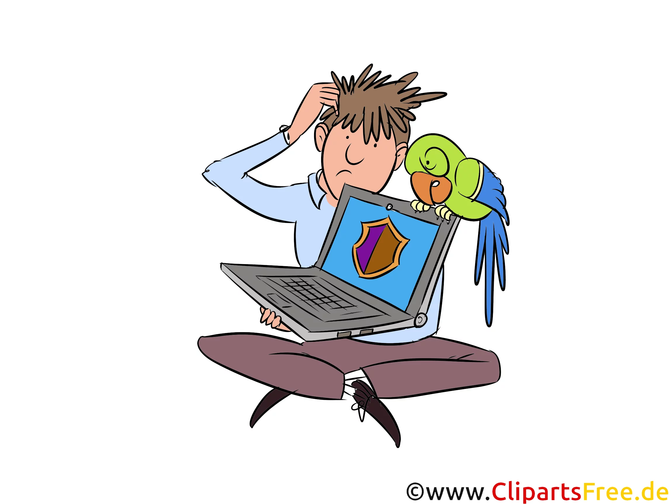 Clipart Administrator, IT-Fachkraft, IT-Sicherheit