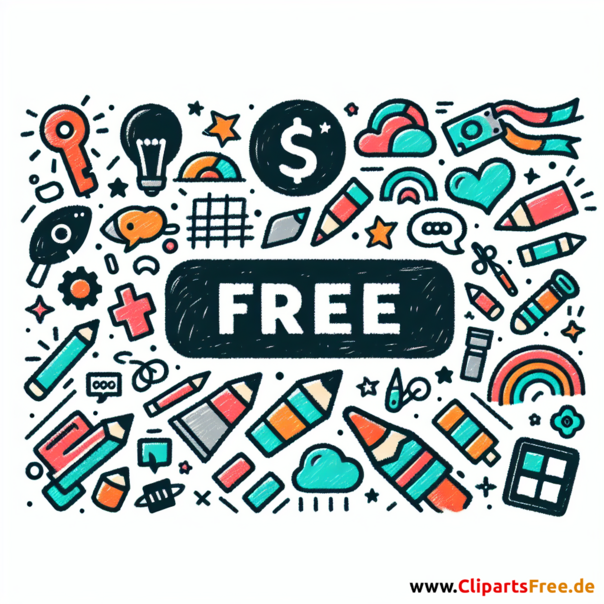 Kostenlose Dienste im Web Clipart