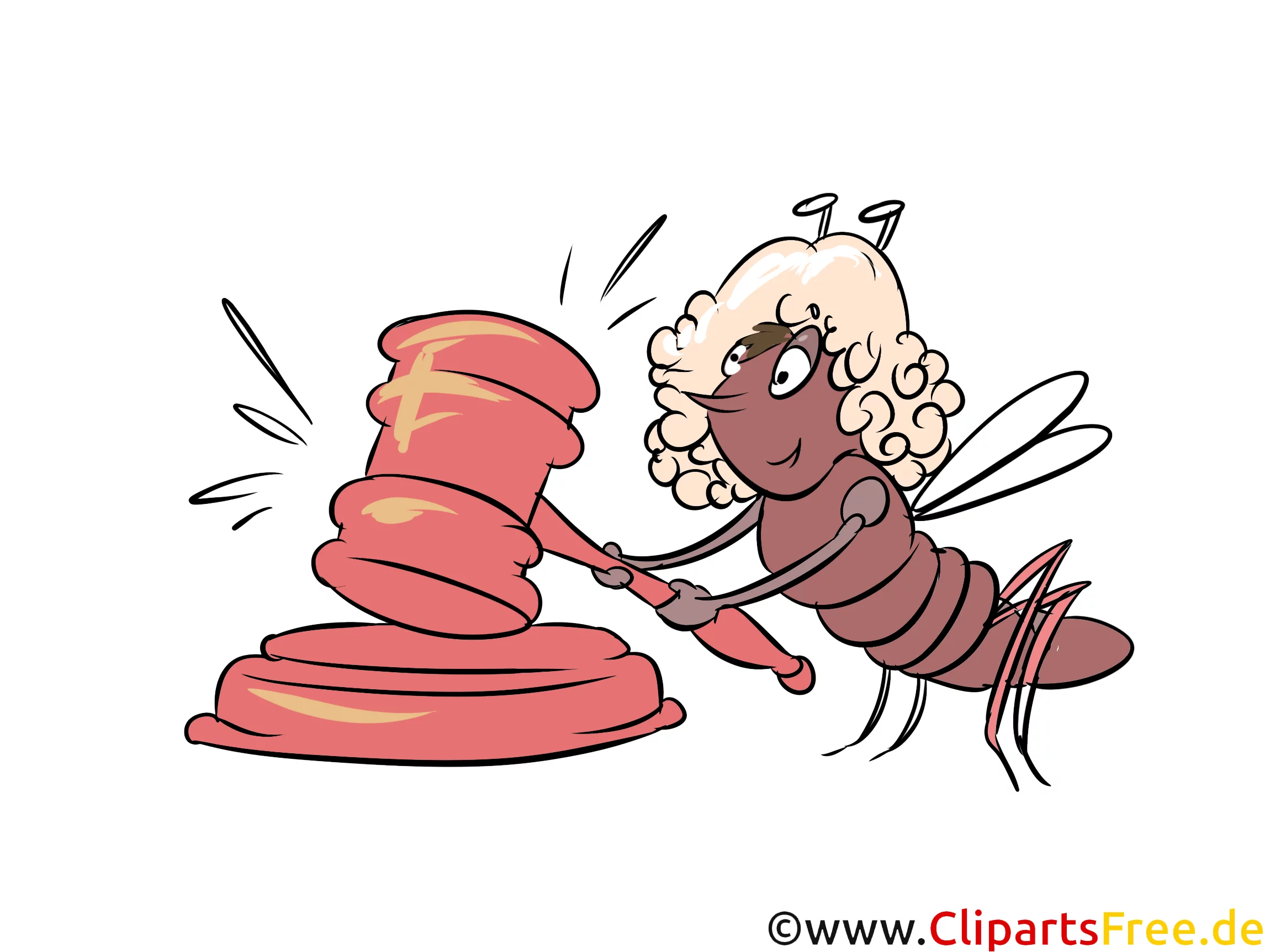 Richterhammer Clipart, Urteil Hammer Illustration, Recht Bild