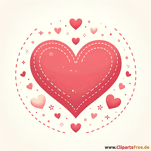 Einfaches Clipart mit Herz