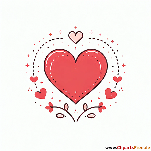 Herz und Liebe Clipart