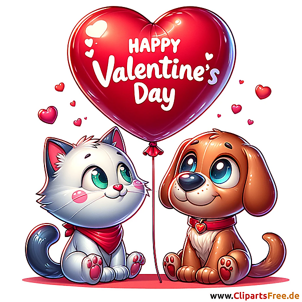 Niedliches Bild zum Valentinstag