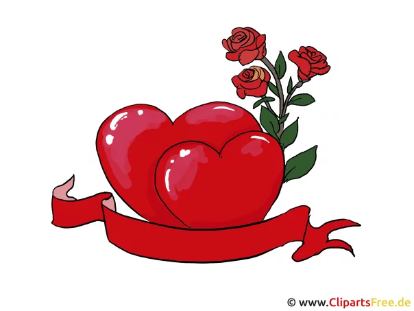 Schatz ich liebe Dich Karte - Clipart