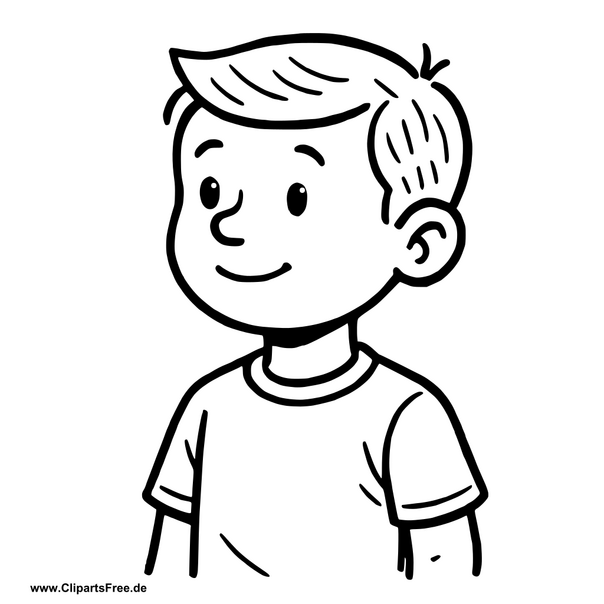 Clipart Junge