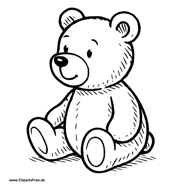 Teddybär Clipart im SVG-Format