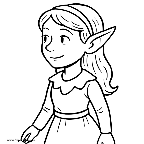 Elfin Clipart im SVG-Format