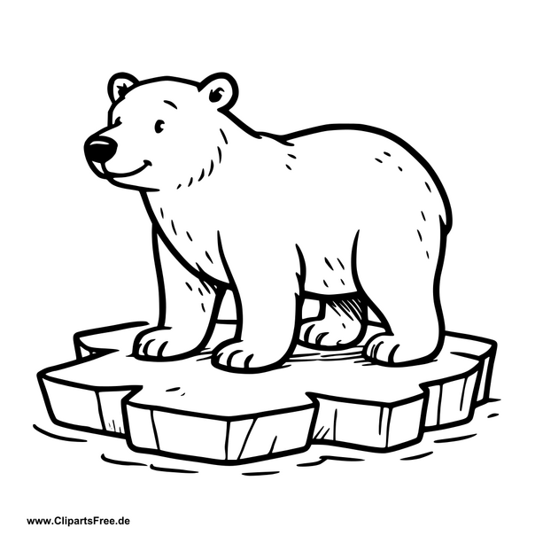 Clipart Weißbär