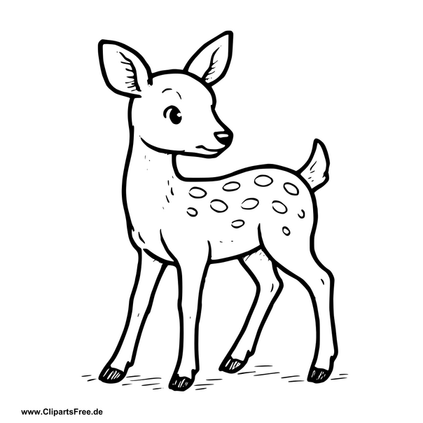 Reh Clipart im SVG-Format