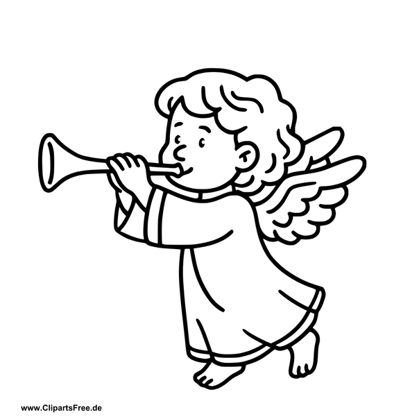 Engel Clipart zu Weihnachten