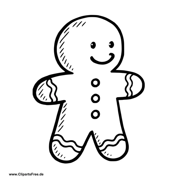 Keksmännchen Clipart im SVG-Format