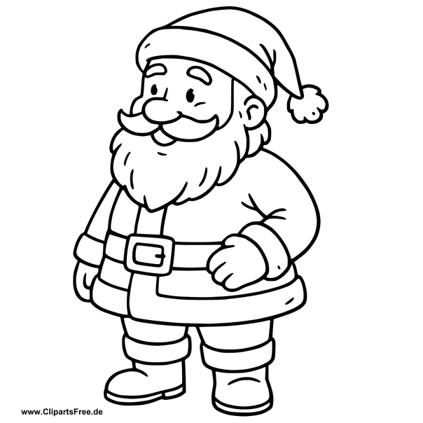 Santa Claus Clipart im SVG-Format