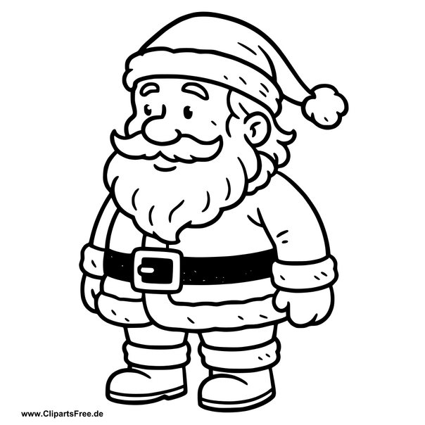 Weihnachtsmann Clipart im SVG-Format
