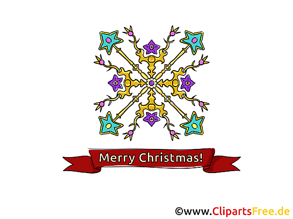 Weihnachtsstern Clipart eCard Bild per E Mail verschicken
