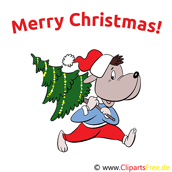 Witzige Weihnachtskarten gratis