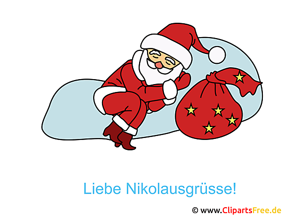 Nikolaus Clip Art Bild Grafik Illustration Image Gratis