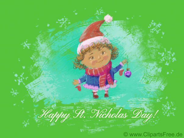 Lustige Nikolaus Glückwunschkarte