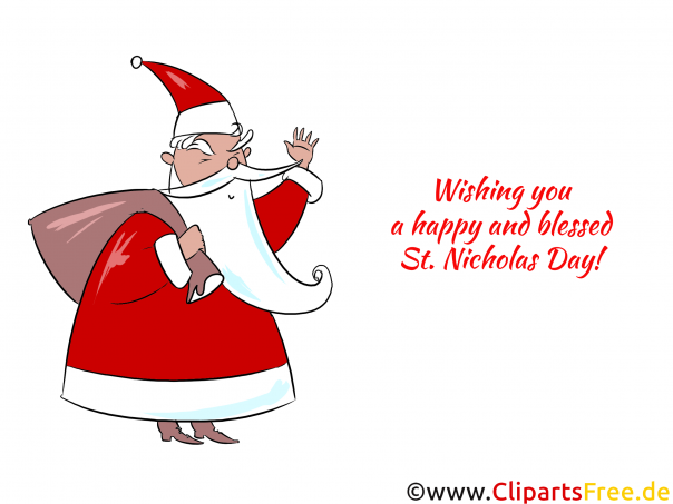 Nikolaus kostenloses Clipart