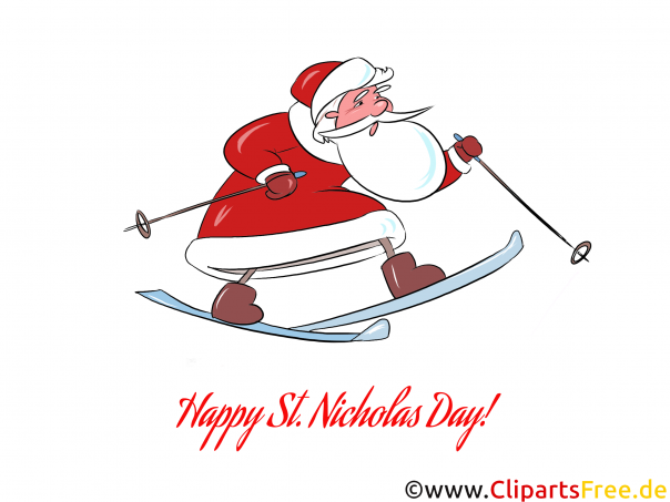 Nikolaustag Clipart-Bild kostenlos