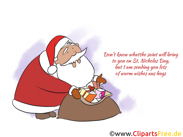 Nikolaustag Glückwunschkarte